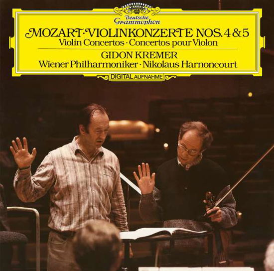 Violin Concertos No 4 & 5 - Mozart / Kremer / Wiener Philharmoniker / Harnocou - Musik - DEUTSCHE GRAMMOPHON - 0028947971368 - 14. april 2017