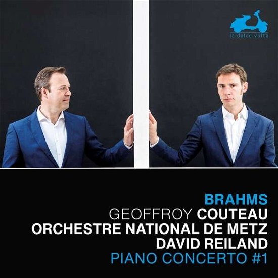 Cover for Orchestre National De Metz / David Reiland / Geoffroy Couteau · Brahms: Piano Concerto No. 1 In D Minor. Op. 15 &amp; Bachs Chaconne Transcribed For Piano Left Hand (CD) (2022)
