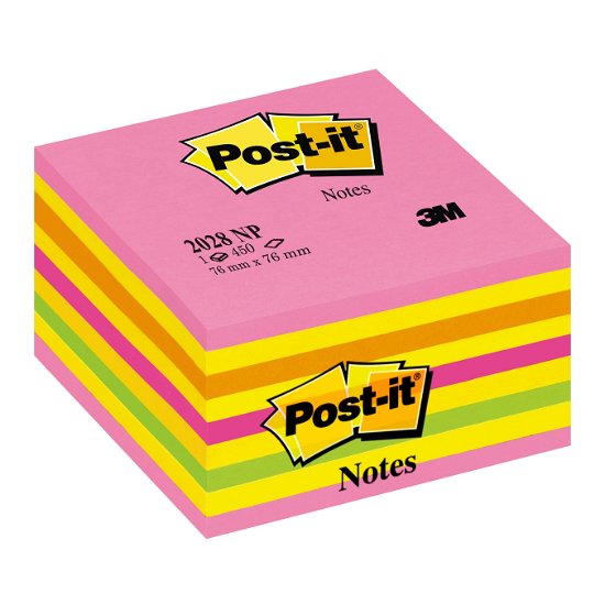 Cover for 3M Post-it Notes · Cubo 450 Fogli Post-it Rosa 5 Colori (76x76 Mm) (MERCH) (2017)