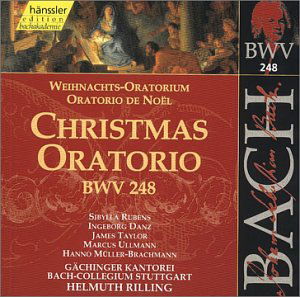 * BACH J.S: Christmas Oratorio - Wilhelm / Stuttgarter Hymunschor - Musique - hänssler CLASSIC - 4010276012368 - 6 novembre 2001