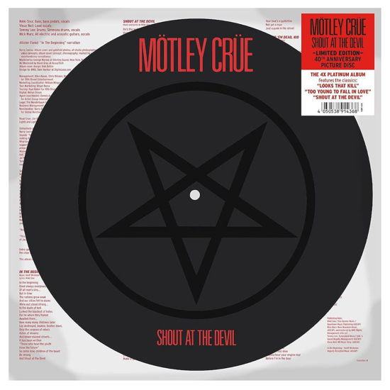 Motley Crue - Theatre of Pain Exclusive Yellow Color Vinyl LP