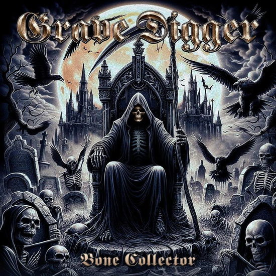 Cover for Grave Digger · Bone Collector (Dark Blue Marble) (LP) (2025)