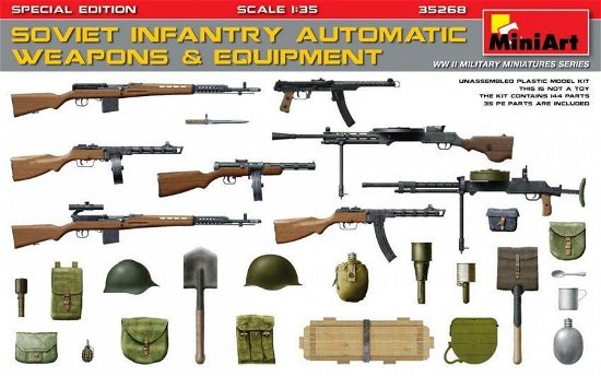 Cover for Miniart · Soviet Infantry Automatic Weapons En Equipment. S. (Spielzeug)