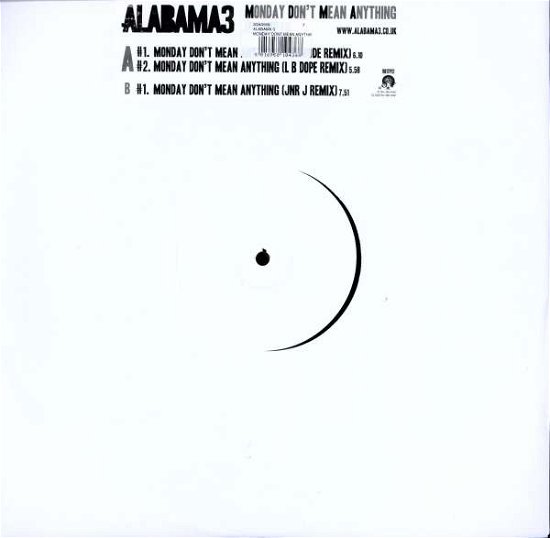Cover for Alabama 3 · Monday Don't Mean Anything (LP) (2008)
