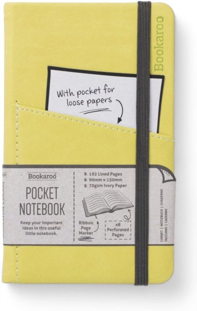 Cover for Bookaroo Pocket Notebook (A6) Journal - Lime (Taschenbuch) (2023)