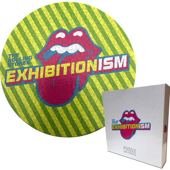 Rolling Stones Exhibitionism Round 500 Piece Jigsaw Puzzle - The Rolling Stones - Brætspil - ROLLING STONES - 5054612006368 - 