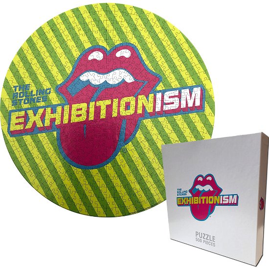 Rolling Stones Exhibitionism Round 500 Piece Jigsaw Puzzle - The Rolling Stones - Gesellschaftsspiele - ROLLING STONES - 5054612006368 - 