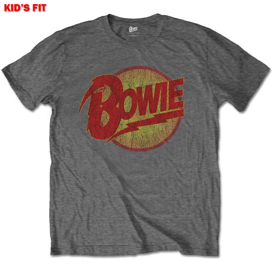 David Bowie Kids T-Shirt: Diamond Dogs Logo (13-14 Years) - David Bowie - Fanituote -  - 5056368628368 - 