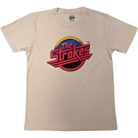 The Strokes Unisex T-Shirt: Red Logo - Strokes - The - Merchandise -  - 5056561074368 - 