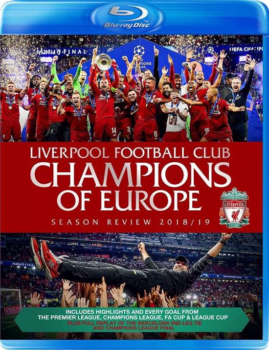 Cover for Liverpool Fc End of Season 1819 BD · Liverpool Football Club Champions Of Europe Season Review 2018/19 (Blu-ray) (2019)