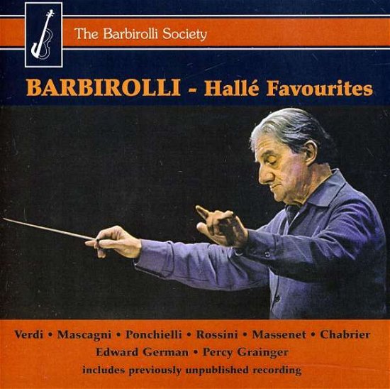 Cover for John Barbirolli · Verdi / Mascagni - Halle Fav (CD) (2009)