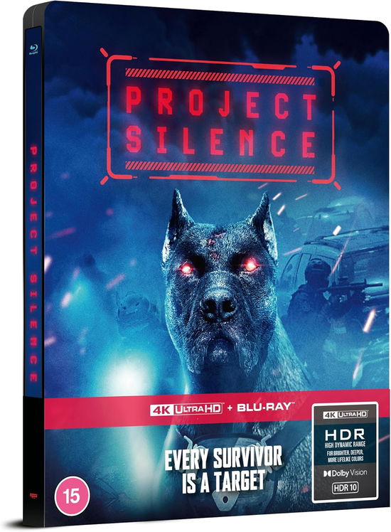 Cover for Project Silence 4k Uhd  Bluray · Project Silence Limited Edition Steelbook 4K ultra HD + (4K Ultra HD) (2025)