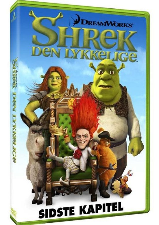 Cover for Shrek Forever After (Shrek 4) · Shrek den Lykkelige: Sidste Kapitel (Blu-ray) [Blu-Ray &amp; DVD edition] (2010)