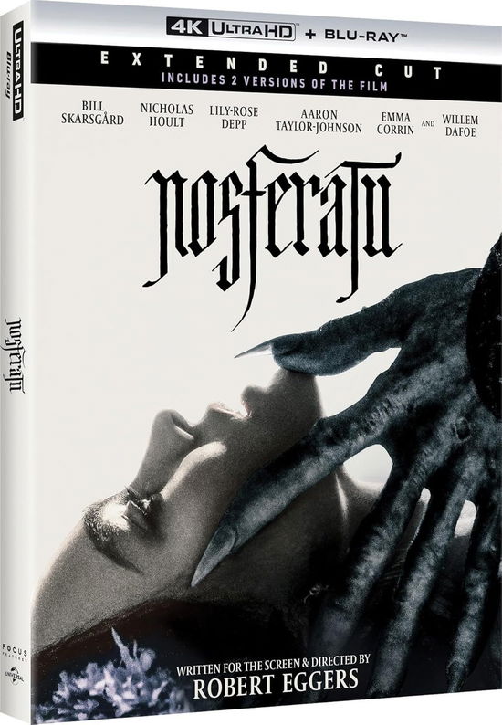 Cover for Robert Eggers · Nosferatu (2024 Film) (4K UHD + Blu-ray) [Extended Cut edition] (2025)