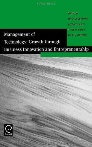 Cover for L.a. Lefebvre · Management of Technology: Growth Through Business Innovation and Entrepreneurship (Hardcover Book) (2002)