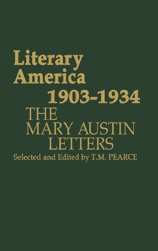 Cover for Helen Pearce · Literary America, 1903-1934: The Mary Austin Letters (Hardcover Book) [First edition] (1979)