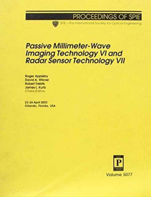 Cover for Appleby · Passive Millimeter Wave Imaging Tech V1 Radar S (Paperback Book) (2006)