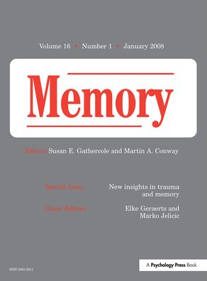 Cover for Elke Geraerts · New Insights in Trauma and Memory: A Special Issue of Memory - Special Issues of Memory (Hardcover Book) (2021)