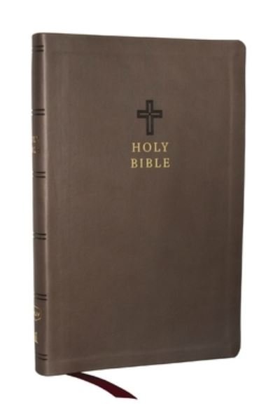 Cover for Thomas Nelson · NKJV Holy Bible, Value Ultra Thinline, Charcoal Leathersoft,  Red Letter, Comfort Print (Läderbok) (2024)