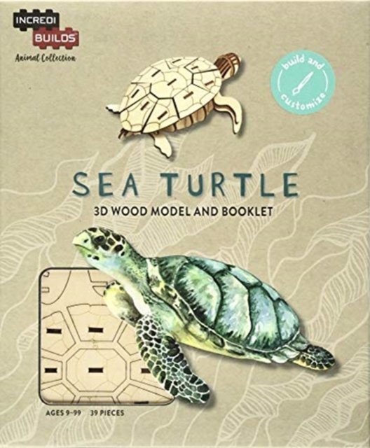 IncrediBuilds Animal Collection: Sea Turtle - Incredibuilds - Insight Editions - Kirjat - Insight Editions - 9781682981368 - perjantai 1. maaliskuuta 2019