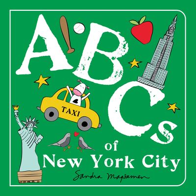 Cover for Sandra Magsamen · ABCs of New York City (Board book) (2021)