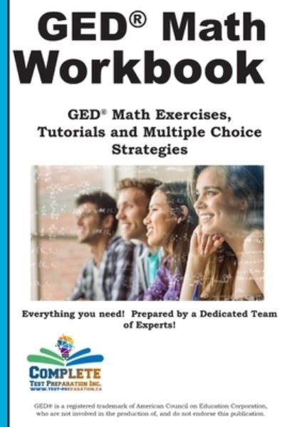 Cover for Complete Test Preparation Inc · GED Math Workbook (Paperback Book) (2016)