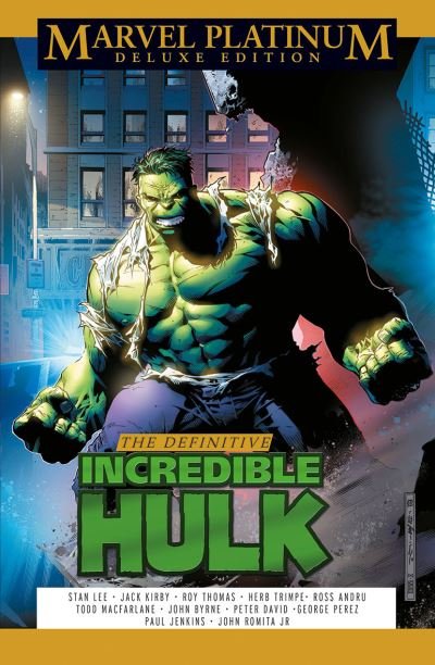 Cover for Stan Lee · Marvel Platinum Deluxe Edition: The Definitive Incredible Hulk (Gebundenes Buch) (2022)