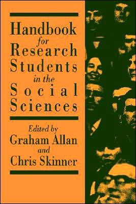 Cover for Chris Skinner · Handbook for Research Students in the Social Sciences (Paperback Book) (1991)