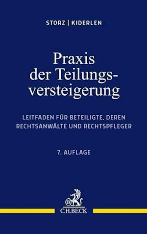 Cover for Storz · Praxis der Teilungsversteigerung (N/A)