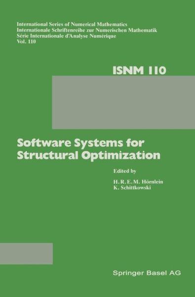 Comett-seminar on Computer Aided Optimal Design (International Series of Numerical Mathematics) - K. Schnittkowski - Boeken - Birkhäuser Basel - 9783764328368 - 1993