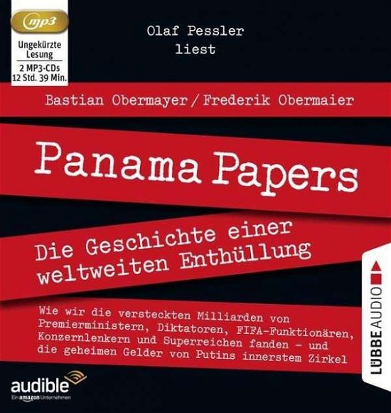 Cover for Obermayer · Panama Papers,2 MP3-CDs (Book)