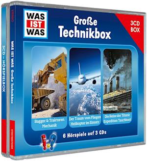 3-CD HÖRSPIELBOX VOL. 13 - GROßE TECHNIK - Was Ist Was - Música -  - 9783788670368 - 23 de febrero de 2024