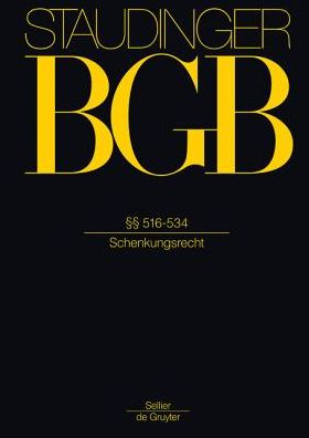 Cover for Staudinger · Bgb.§§ 516-534 (Book) (2013)