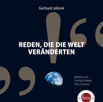 Cover for Gerhard Jelinek · CD Reden, die die Welt verände (CD)