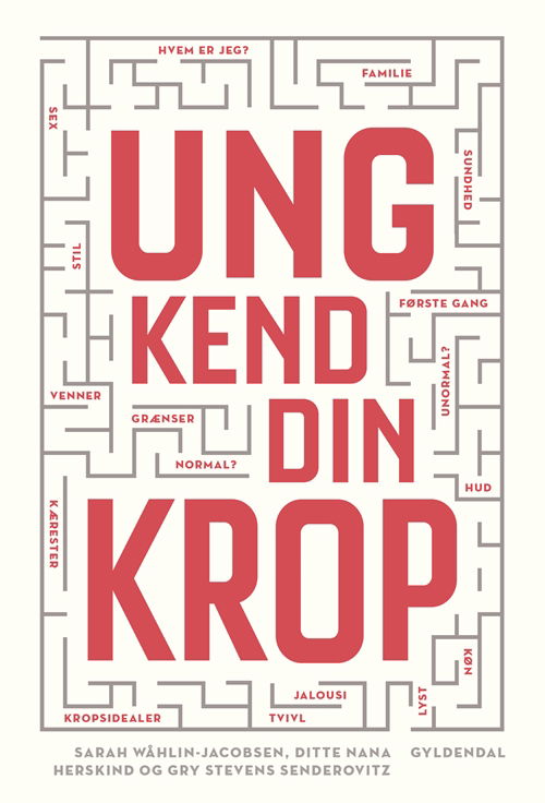 Cover for Ditte Herskind; Sarah Wåhlin-Jacobsen; Gry Stevens Senderovitz · Ung kend din krop (Sewn Spine Book) [2th edição] (2019)