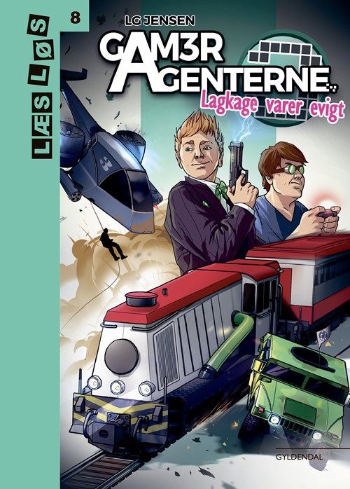 Cover for LG Jensen · Læs løs 8: GamerAgenterne. Lagkage varer evigt (Innbunden bok) [1. utgave] (2019)