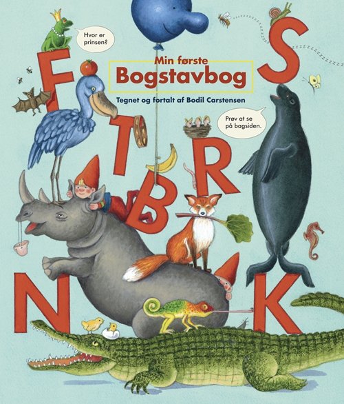 Cover for Bodil Carstensen · Min første bogstavbog (Bound Book) [1º edição] (2008)