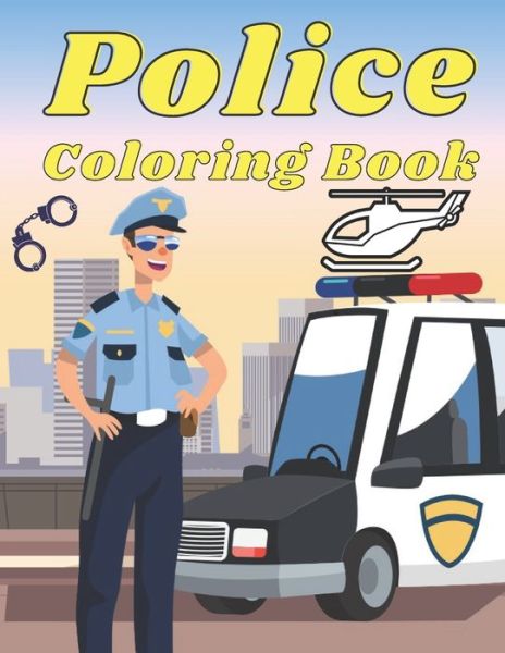 Cover for Panndi Panndix · Police Coloring Book (Paperback Bog) (2020)