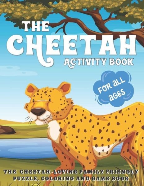 Cover for Pink Crayon Coloring · The Cheetah Activity Book (Paperback Bog) (2020)