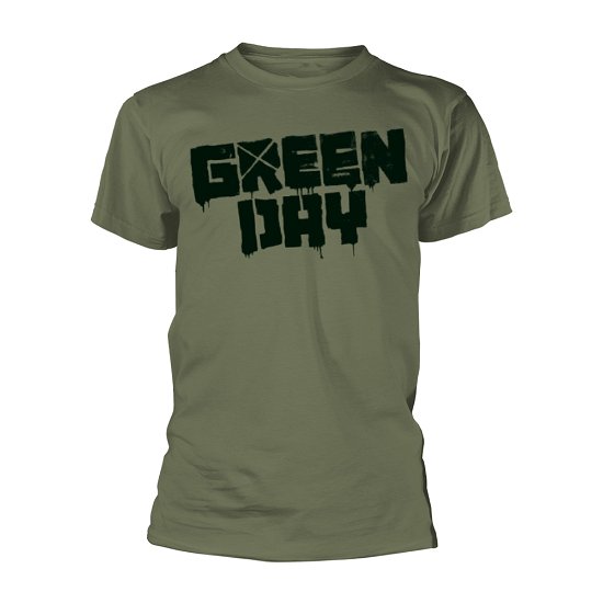 Cover for Green Day · Logo - 21st Century Breakdown (Green) (Klær) [size XXL] [Green edition] (2021)