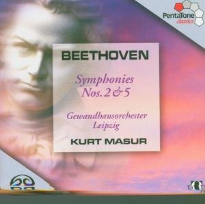 Cover for Masur,Kurt / GOL · * Beethoven: Sinfonien 2 &amp; 5 (SACD) (2004)
