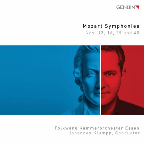 Wolfgang Amadeus Mozart: Symphonies Nos. 13. 16. 29 And 40 - Folkwang Ko / Klumpp - Música - GENUIN CLASSICS - 4260036256369 - 1 de febrero de 2019