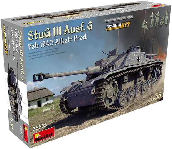 Cover for MiniArt · 1/35 Stug Iii Ausf. G Feb 1943 Alkett Interior Kit (1/22) * (Toys)