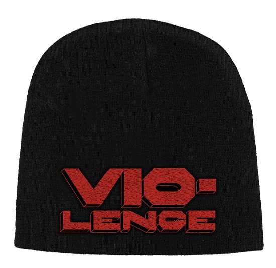 Cover for Vio-Lence · Vio-Lence Unisex Beanie Hat: Logo (Klær) [Black - Unisex edition] (2019)
