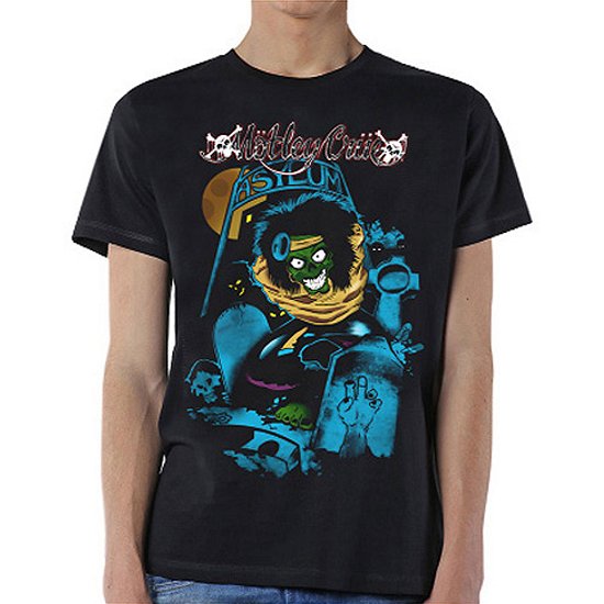 Motley Crue Unisex T-Shirt: Feelgood Graveyard Vintage - Mötley Crüe - Merchandise - Global - Apparel - 5056170604369 - 16. januar 2020