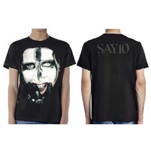 Cover for Marilyn Manson · Marilyn Manson Unisex T-Shirt: Kill For Me (Back Print &amp; Ex-Tour) (T-shirt) [size S] [Black - Unisex edition]