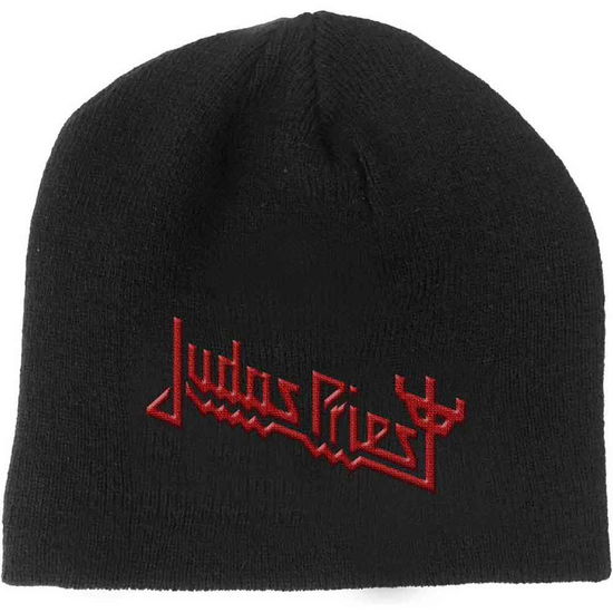 Judas Priest Unisex Beanie Hat: Fork Logo - Judas Priest - Fanituote -  - 5056170662369 - 