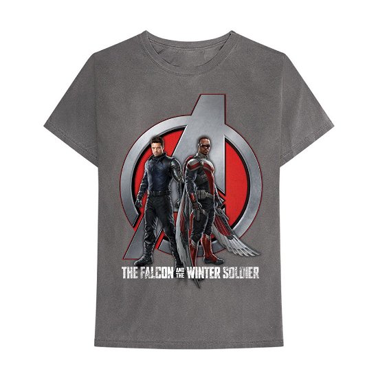 Marvel Comics Unisex T-Shirt: Falcon & Winter Soldier A Logo - Marvel Comics - Mercancía -  - 5056368689369 - 