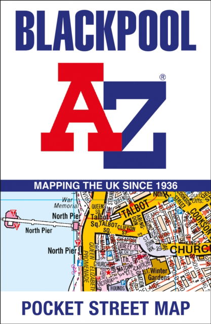 Blackpool A-Z Pocket Street Map - A-Z Maps - Kirjat - HarperCollins Publishers - 9780008657369 - torstai 23. toukokuuta 2024