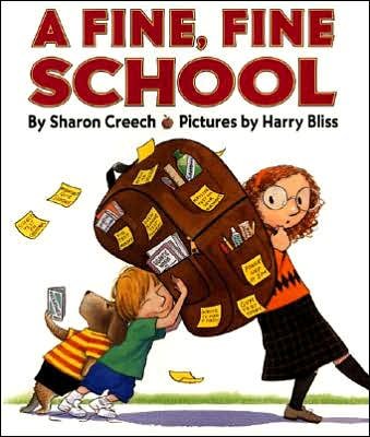 Cover for Sharon Creech · A Fine, Fine School (Hardcover bog) [First edition] (2001)